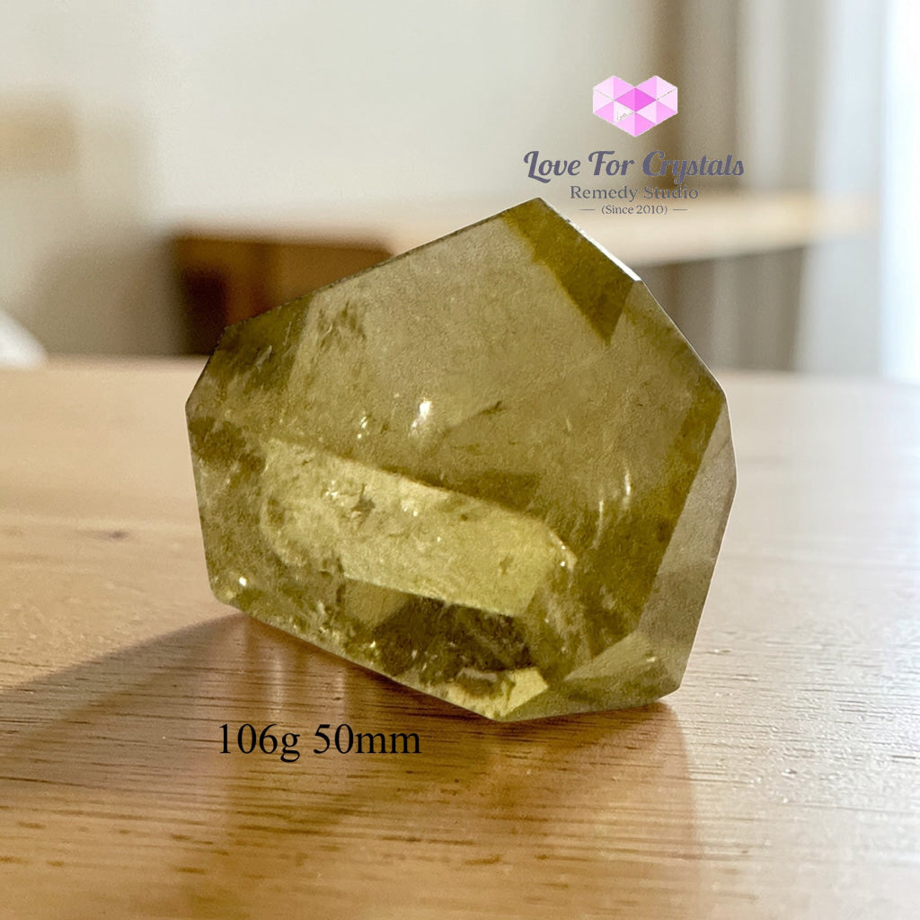 Natural Citrine Freeform – Steady Wealth Builder (encoded & activated) 106g 50mm Citrine