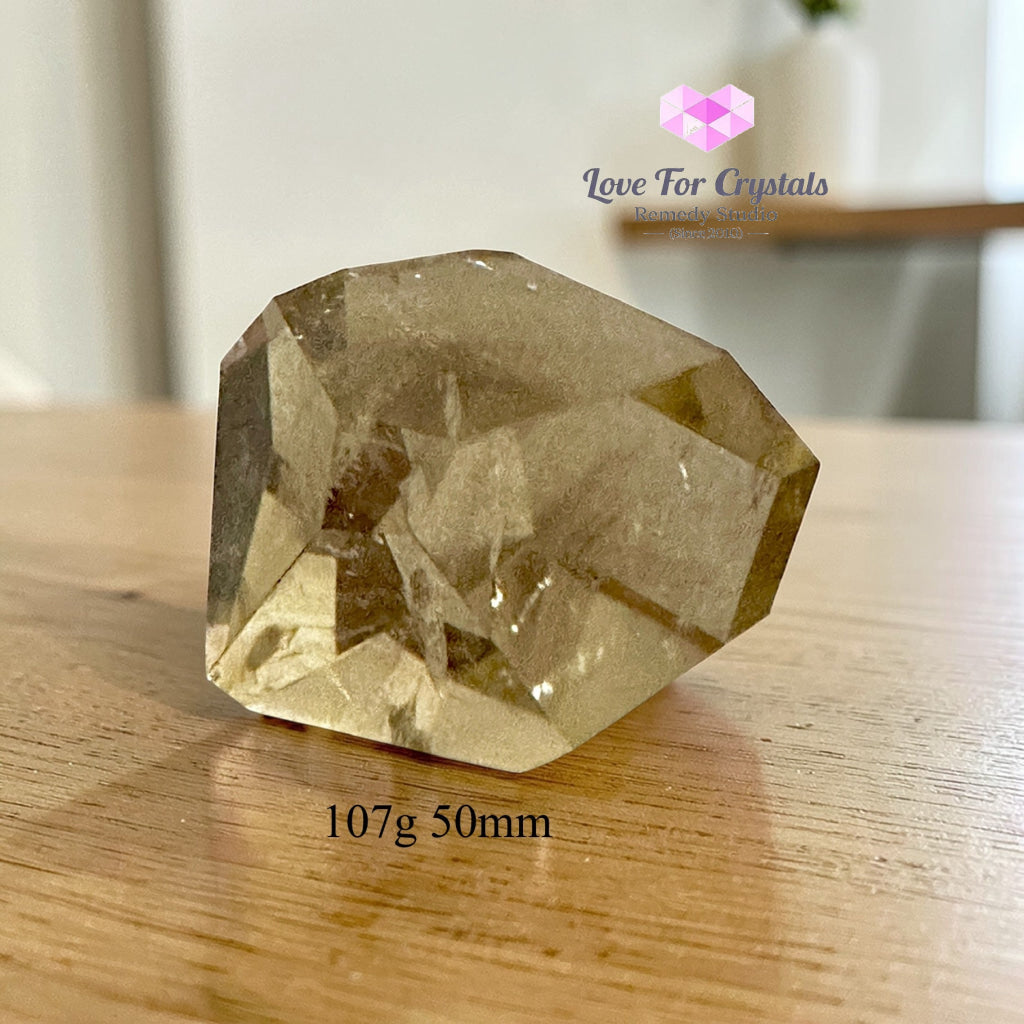 Natural Citrine Freeform – Steady Wealth Builder (encoded & activated) 107g 50mm Citrine