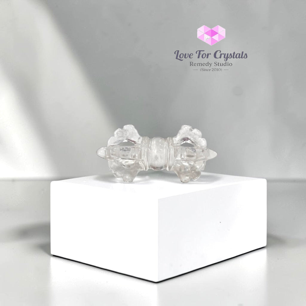 Clear quartz Dorje 45mm (Brazil) - Clear quartz