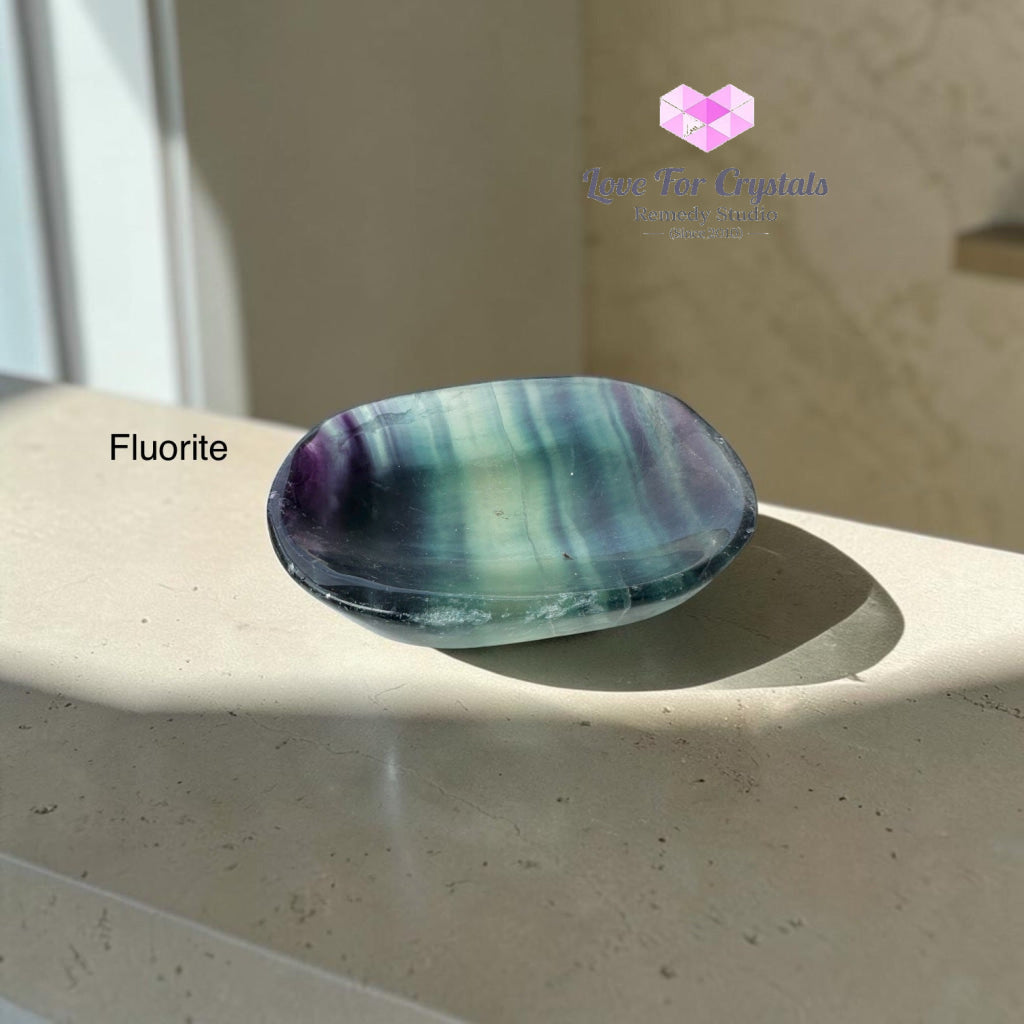Natural Crystal Bowls, Energy Holders for the Home - Carved crystals