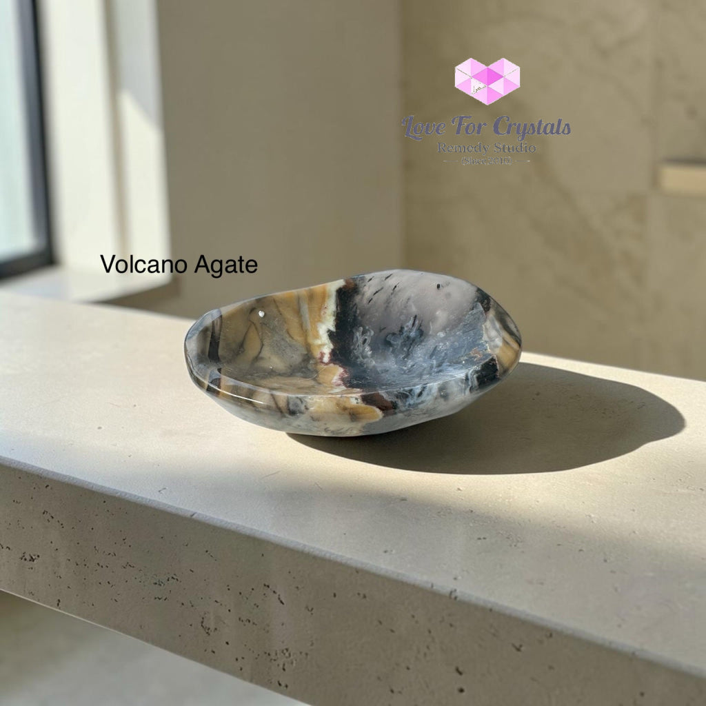 Natural Crystal Bowls, Energy Holders for the Home - Carved crystals
