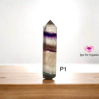 Natural Fluorite Tower Points 75-90mm (Focus – Energetic Flow) Pre-coded & Activated) Photo 1 Fluorite