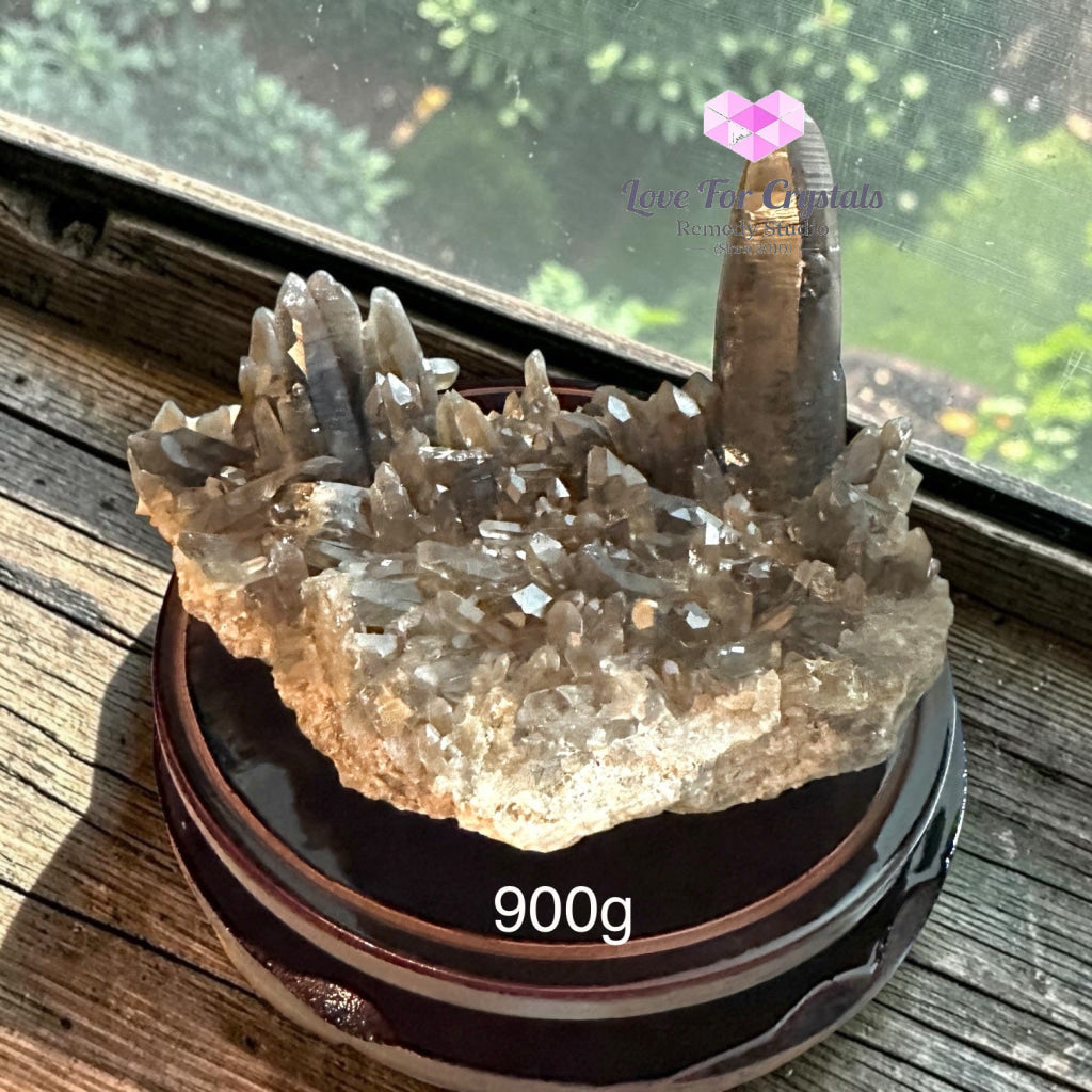 Natural Smoky Quartz Cluster (Brazil) - Smoky quartz