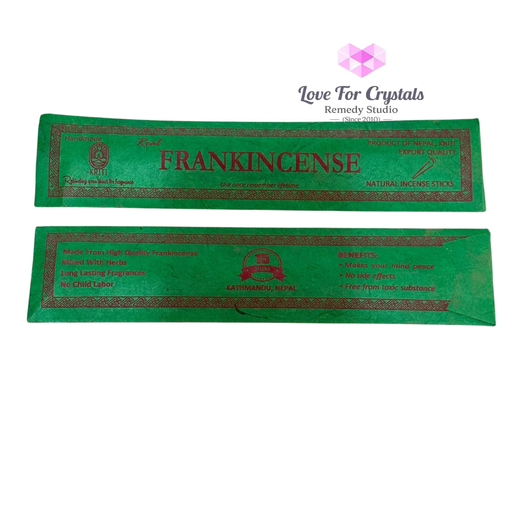 Nepal Handmade Incense Sticks (15 sticks per pack) Frankincense Incense
