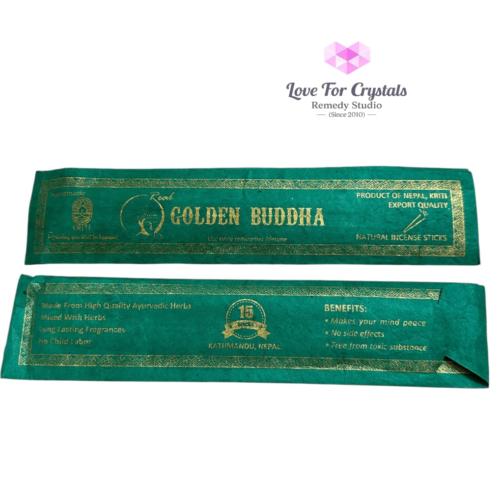 Nepal Handmade Incense Sticks (15 sticks per pack) Golden Buddha Incense