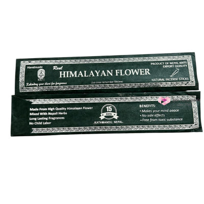Nepal Handmade Incense Sticks (15 sticks per pack) Himalayan Flower Incense