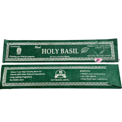 Nepal Handmade Incense Sticks (15 sticks per pack) Holy Basil Incense