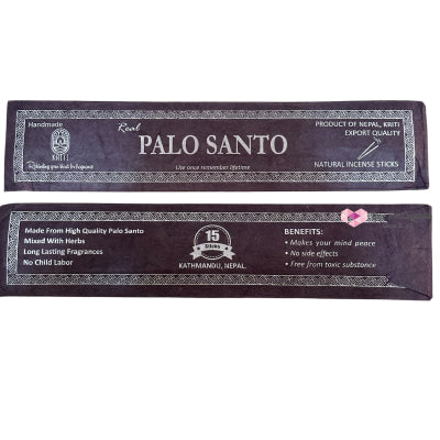 Nepal Handmade Incense Sticks (15 sticks per pack) Palo Santo Incense