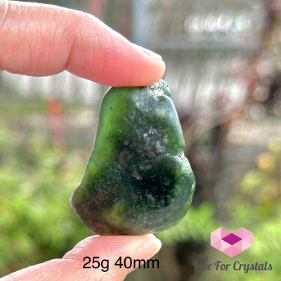 Nephrite Jade Raw Stones 25G 40Mm