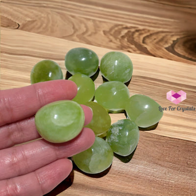 Nephrite Jade Tumbled (Canada) Per Piece Aa Grade 20Mm (Random) Stone Crystals