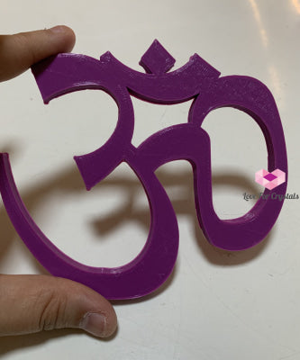 Om Symbol Plastic Coaster (11.6X10Cm) Metaphysical Tool