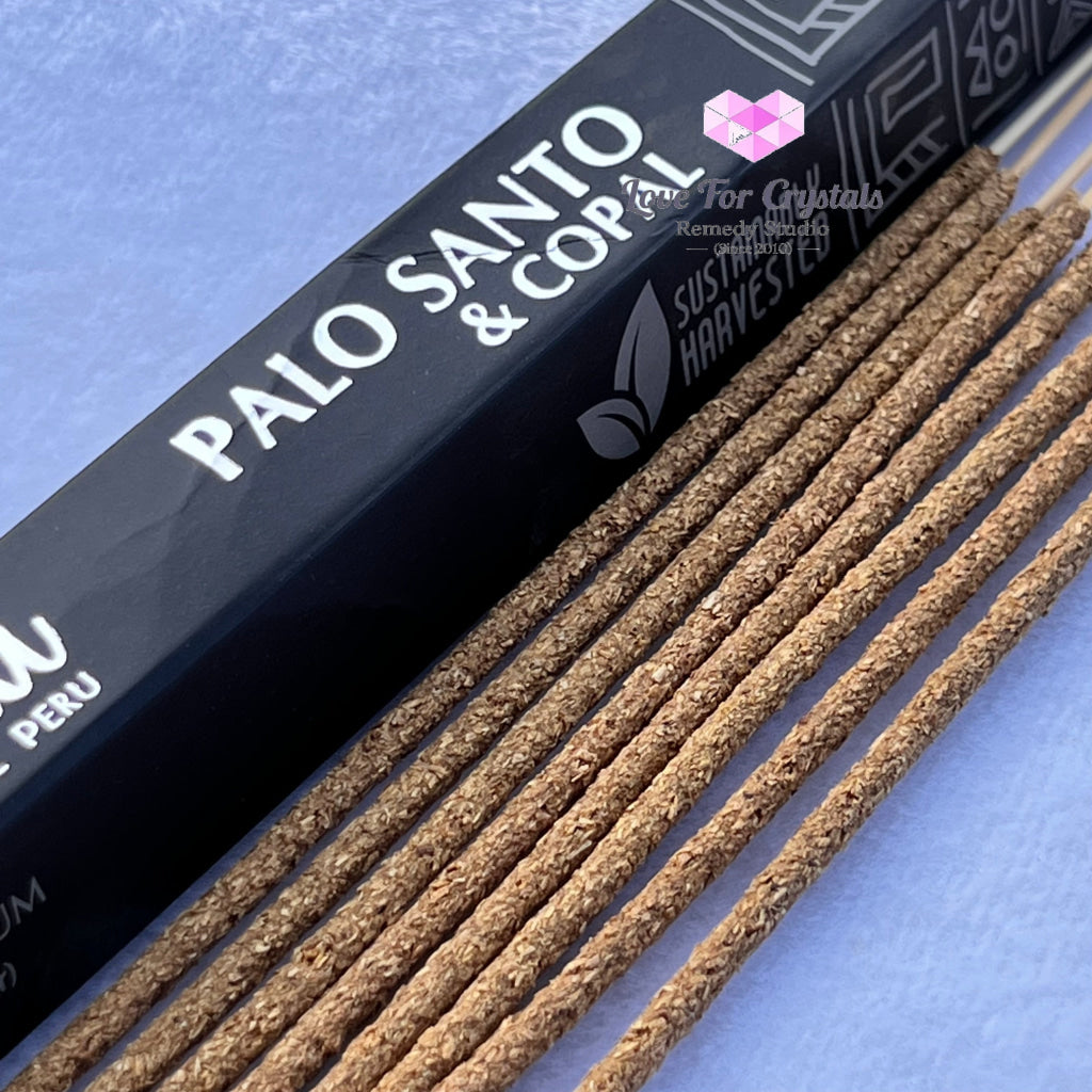 Palo Santo With Copal Amber Incense Sticks By Ispalla (Peru) Pack Of 10 Sticks