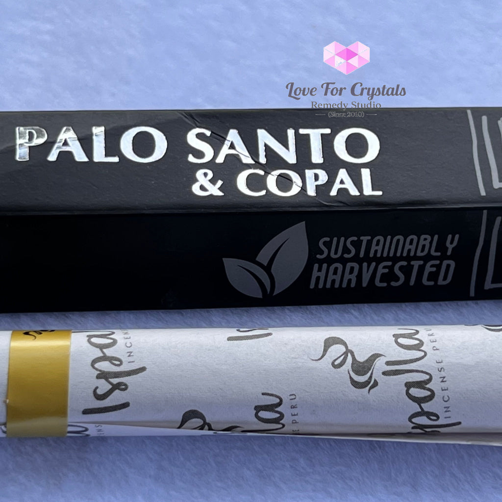 Palo Santo With Copal Amber Incense Sticks By Ispalla (Peru)