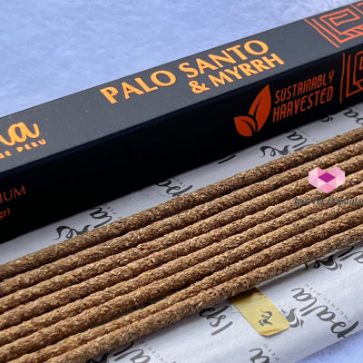 Palo Santo With Myrrh Incense Sticks By Ispalla (Peru)