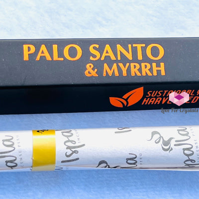 Palo Santo With Myrrh Incense Sticks By Ispalla (Peru)