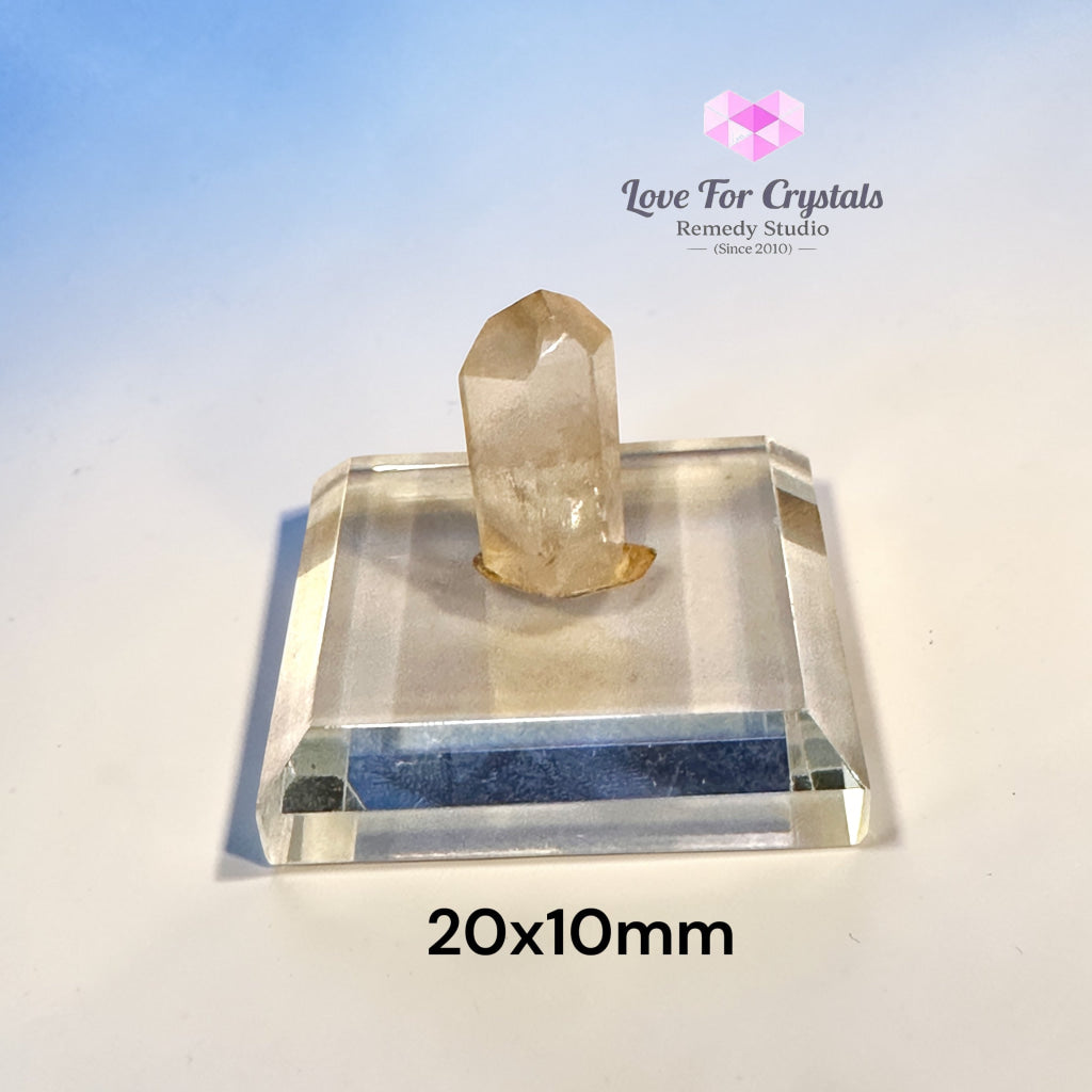 Phantom Quartz (Brazil) 20x10mm Clear quartz