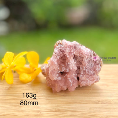 Pink Amethyst Druse Geode (Argentina) 163G 80Mm (Aaa) Raw Crystals