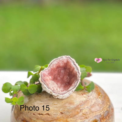 Pink Amethyst Druse Mini Geode (Argentina) Raw Crystals