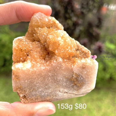 Pink Amethyst Druzy Freeform (Brazil) 153G 45Mm Raw Stones