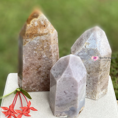 Pink Amethyst Point (Rare!) Argentina Polished Stones