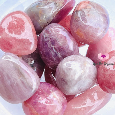 Pink Amethyst Tumbled Rare (Argentina) Stones