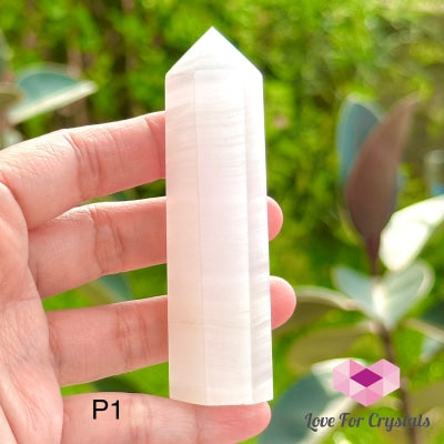 Pink Jade Tower Point (75-85Mm) Photo 1 Crystal