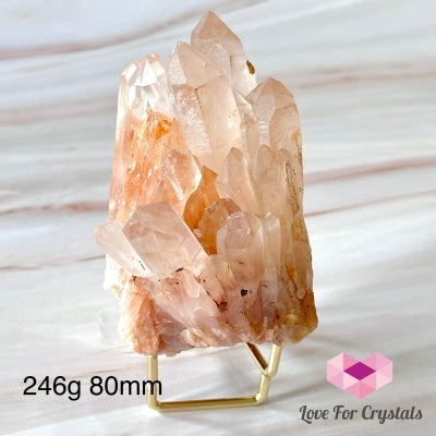 Pink Lemurian Abundance Quartz (Mineral Gallery) Brazil Crystals