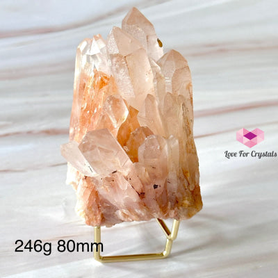 Pink Lemurian Abundance Quartz (Mineral Gallery) Brazil Crystals