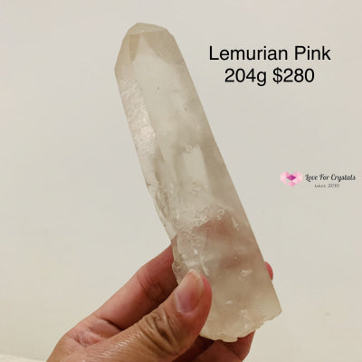 Pink Lemurian Seed Crystal (Brazil)