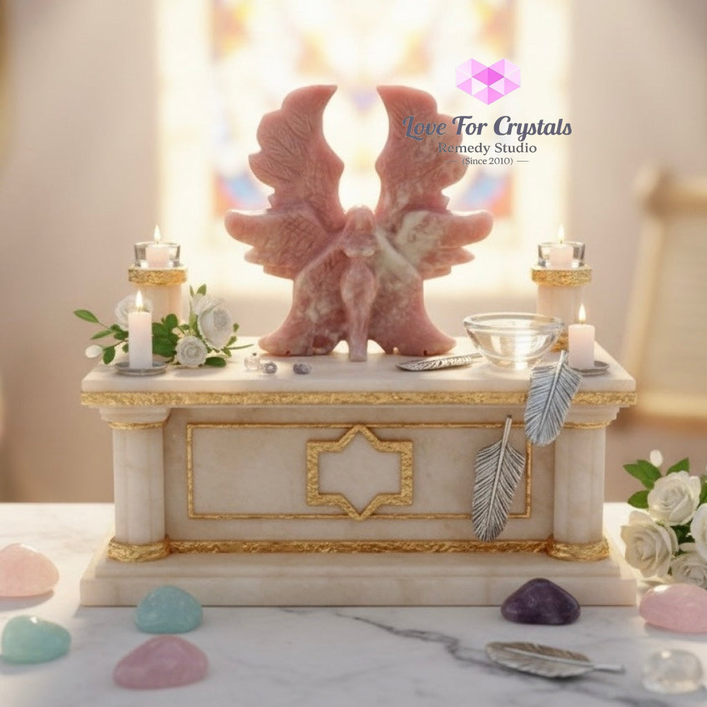 Pink Opal Angel Goddess (12cm) - 12cm - Opal