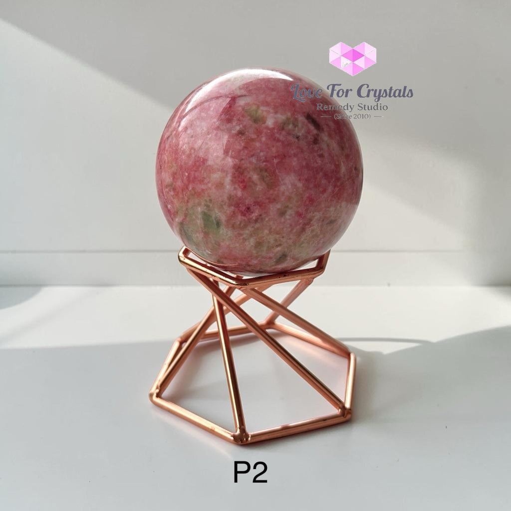 Pink Zoisite Sphere (Pakistan) 45-50mm (Healing the Heart) Rare! - Photo 2 - Crystal sphere