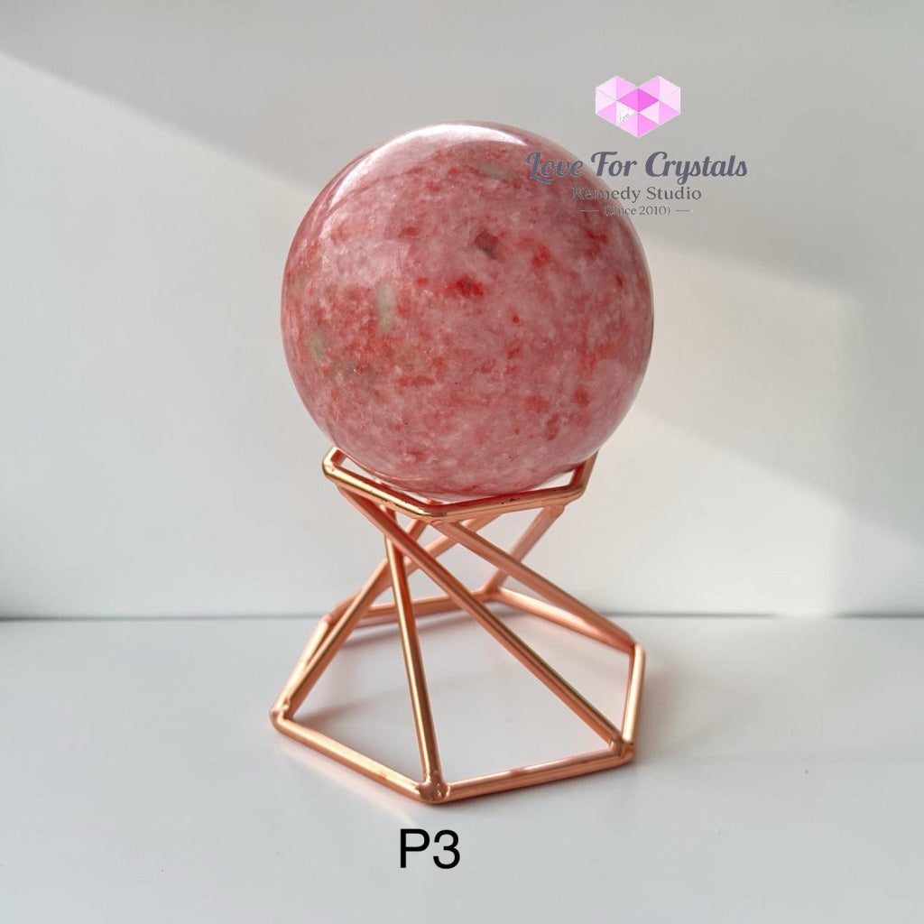 Pink Zoisite Sphere (Pakistan) 45-50mm (Healing the Heart) Rare! - Photo 3 - Crystal sphere