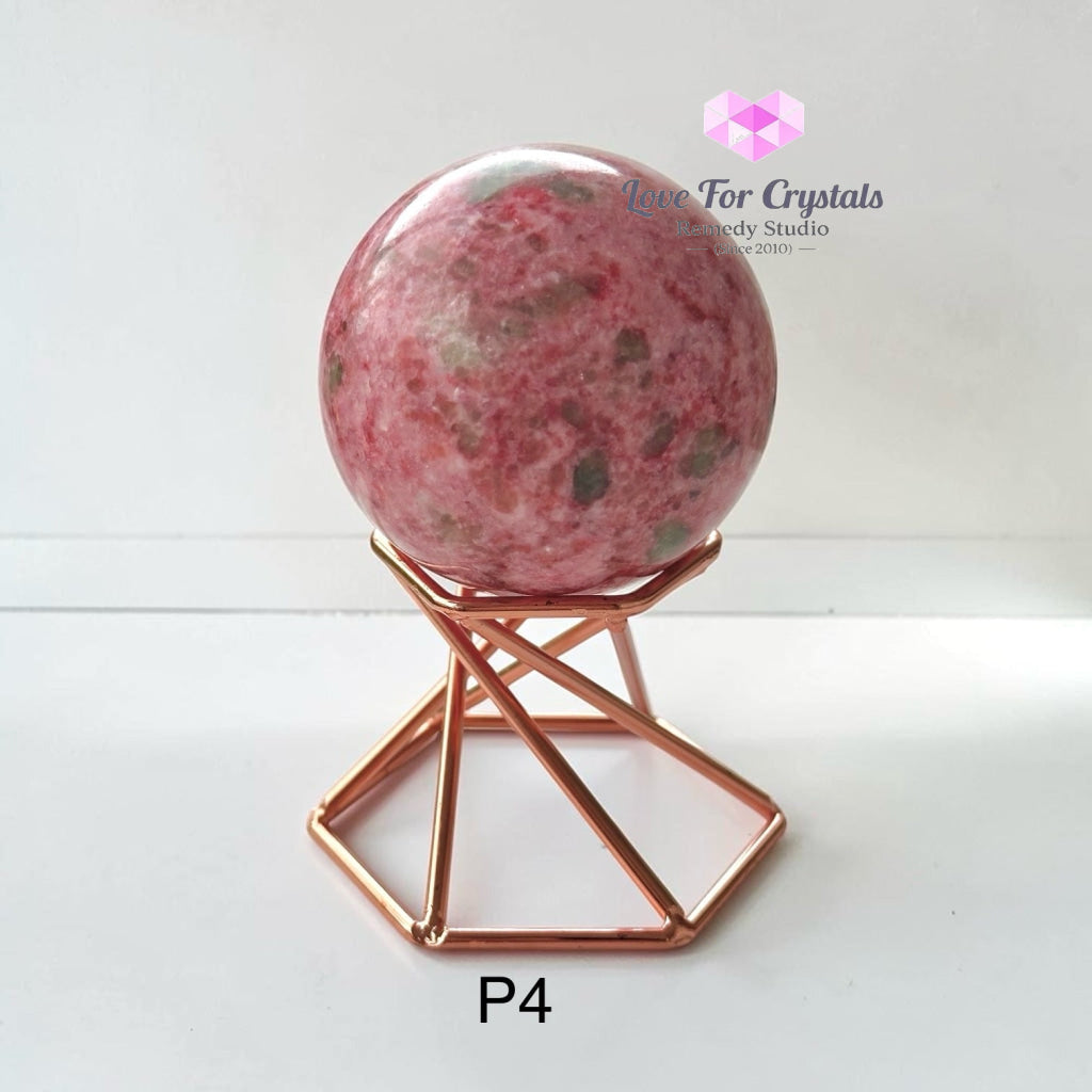 Pink Zoisite Sphere (Pakistan) 45-50mm (Healing the Heart) Rare! - Photo 4 - Crystal sphere