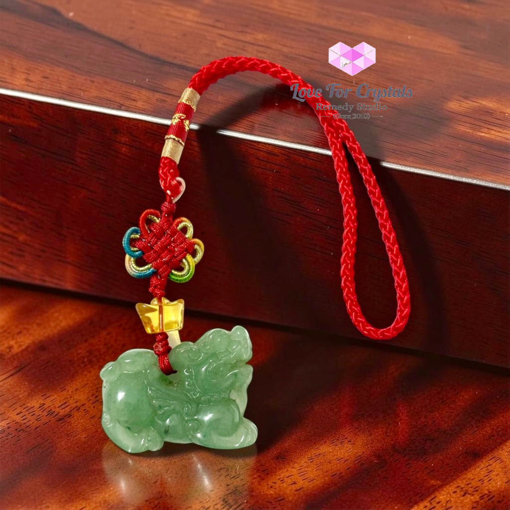 Pixiu Crystal Bag Charm (Wealth • Luck • Protection) - Crystals