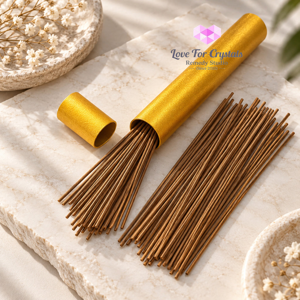 Premium Agarwood Incense Sticks in Tube, 70 Sticks - Incense