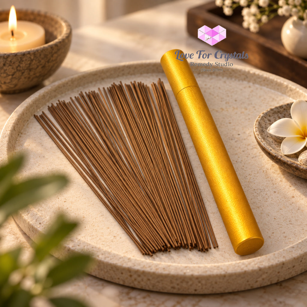 Premium Agarwood Incense Sticks in Tube, 70 Sticks - Incense