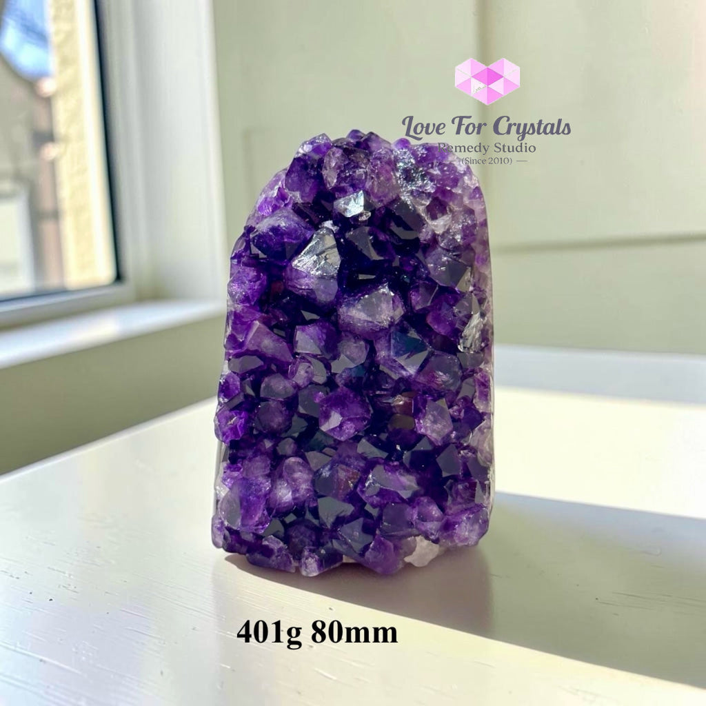 Premium Amethyst Cluster (Deep Colour AAAA) Brazil - 401g 80mm - Amethyst