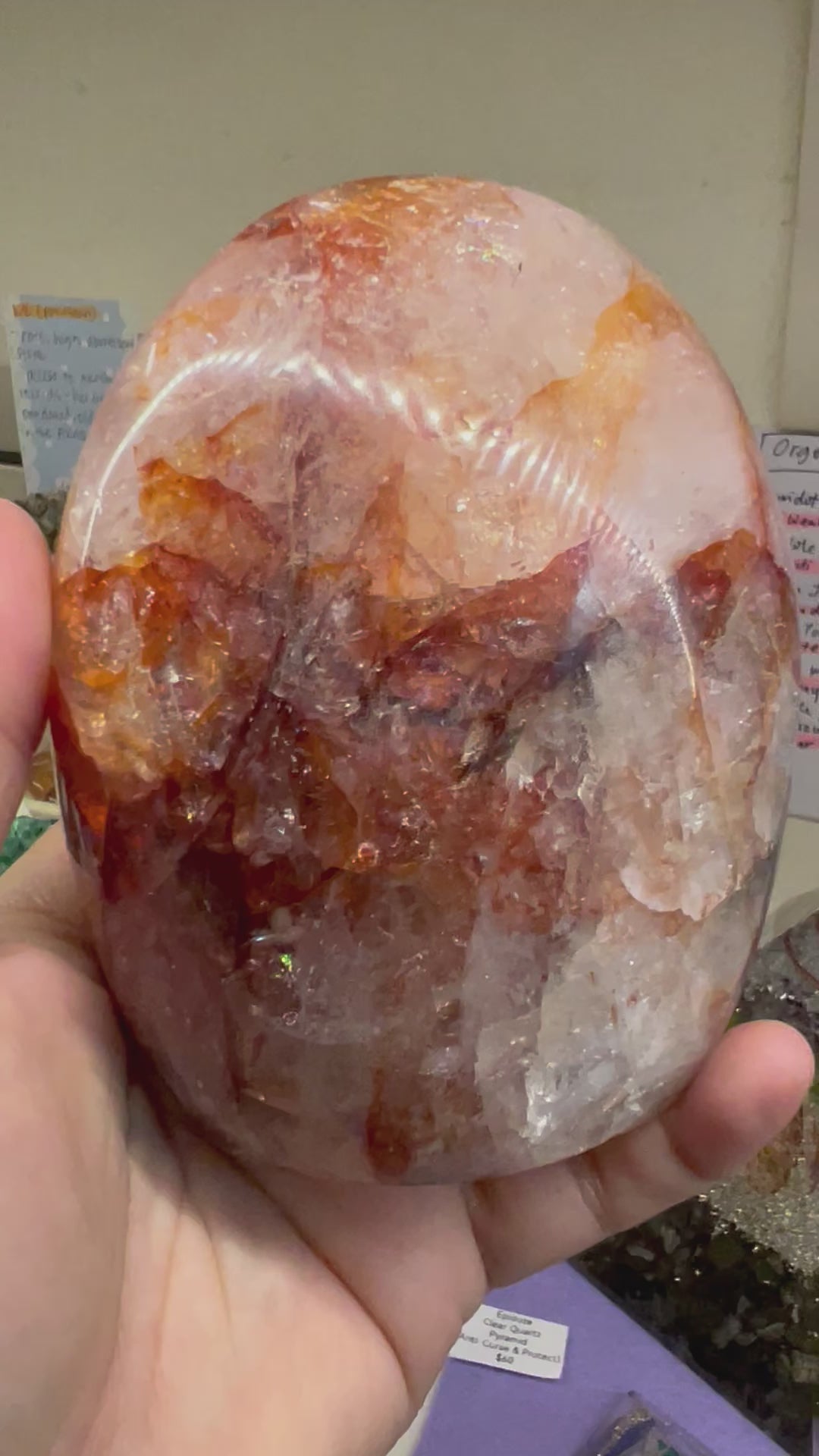 Red Hematoid Fire Quartz (Brazil)