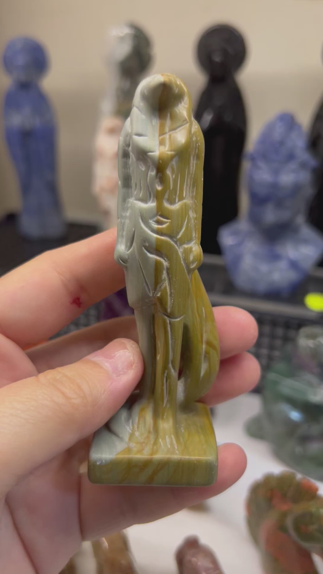 Anubis Crystal Carved (Egyptian god of the dead)