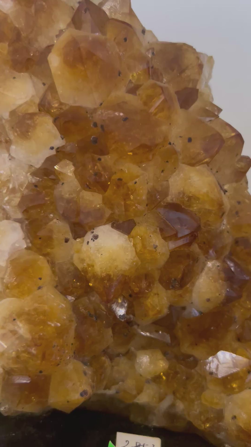 Citrine Cluster Wall with Stand (AAA)- The Golden Source of Abundance
