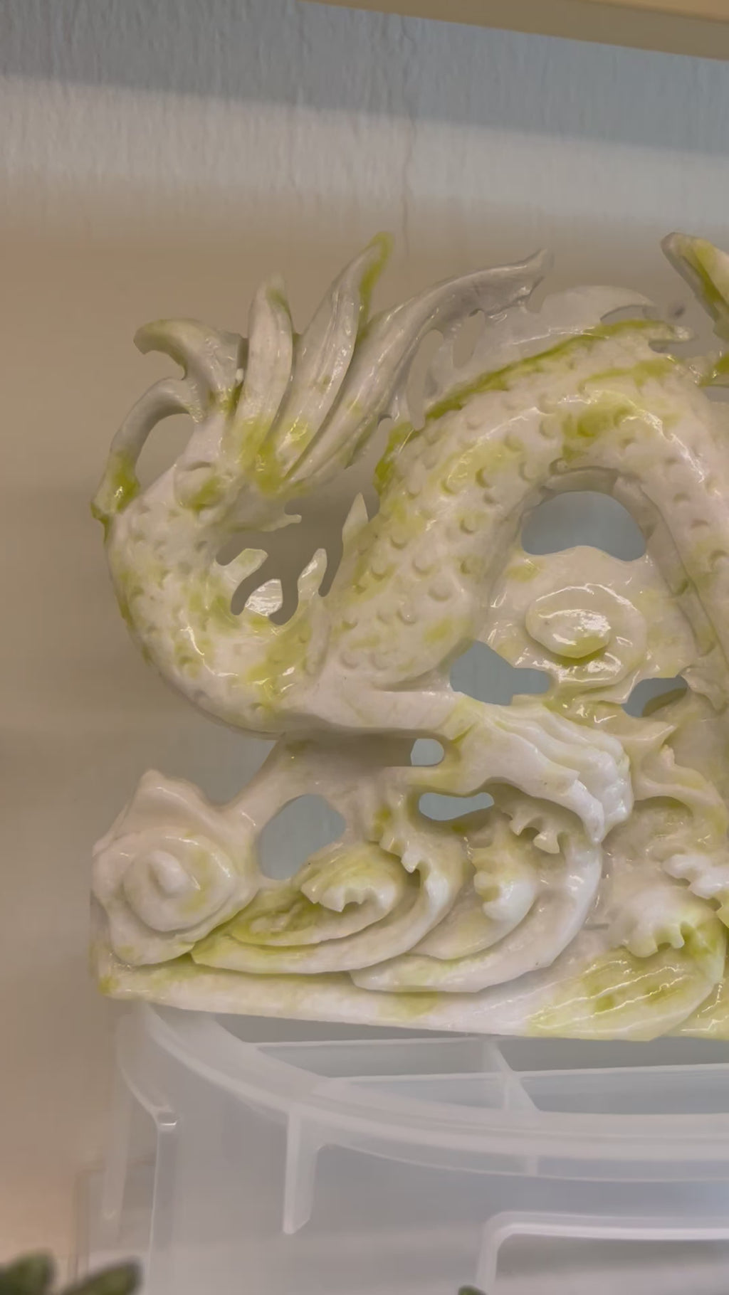 Nephrite Jade Dragon Carved Crystal