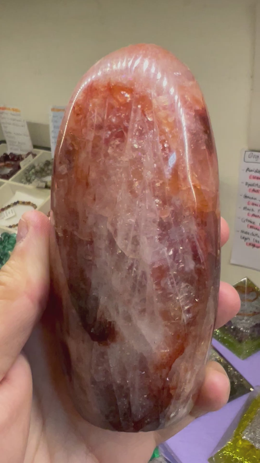 Red Hematoid Fire Quartz (Brazil)