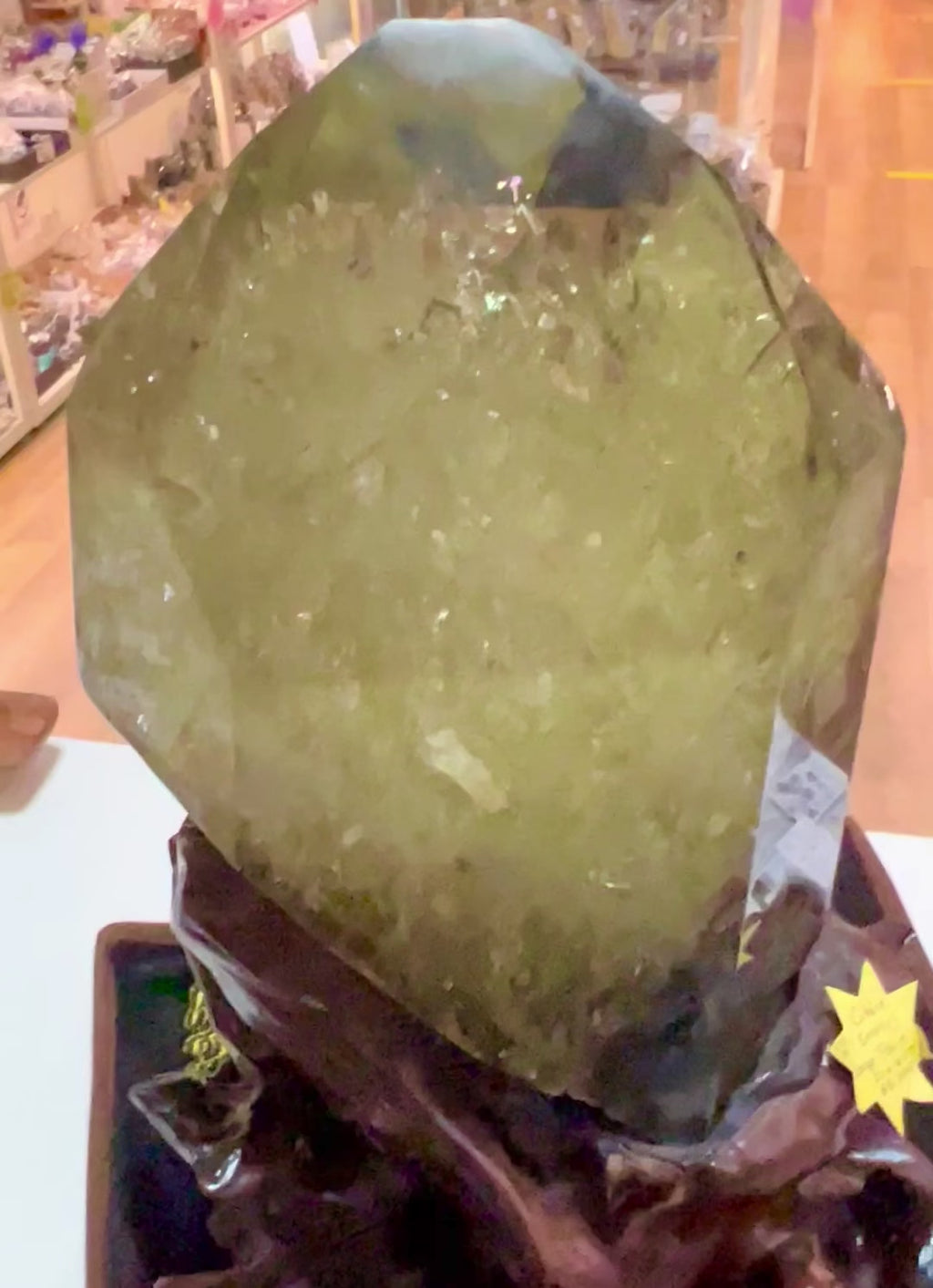 Citrine (Smoky) Large Point 9.72kgs (22x16cm)