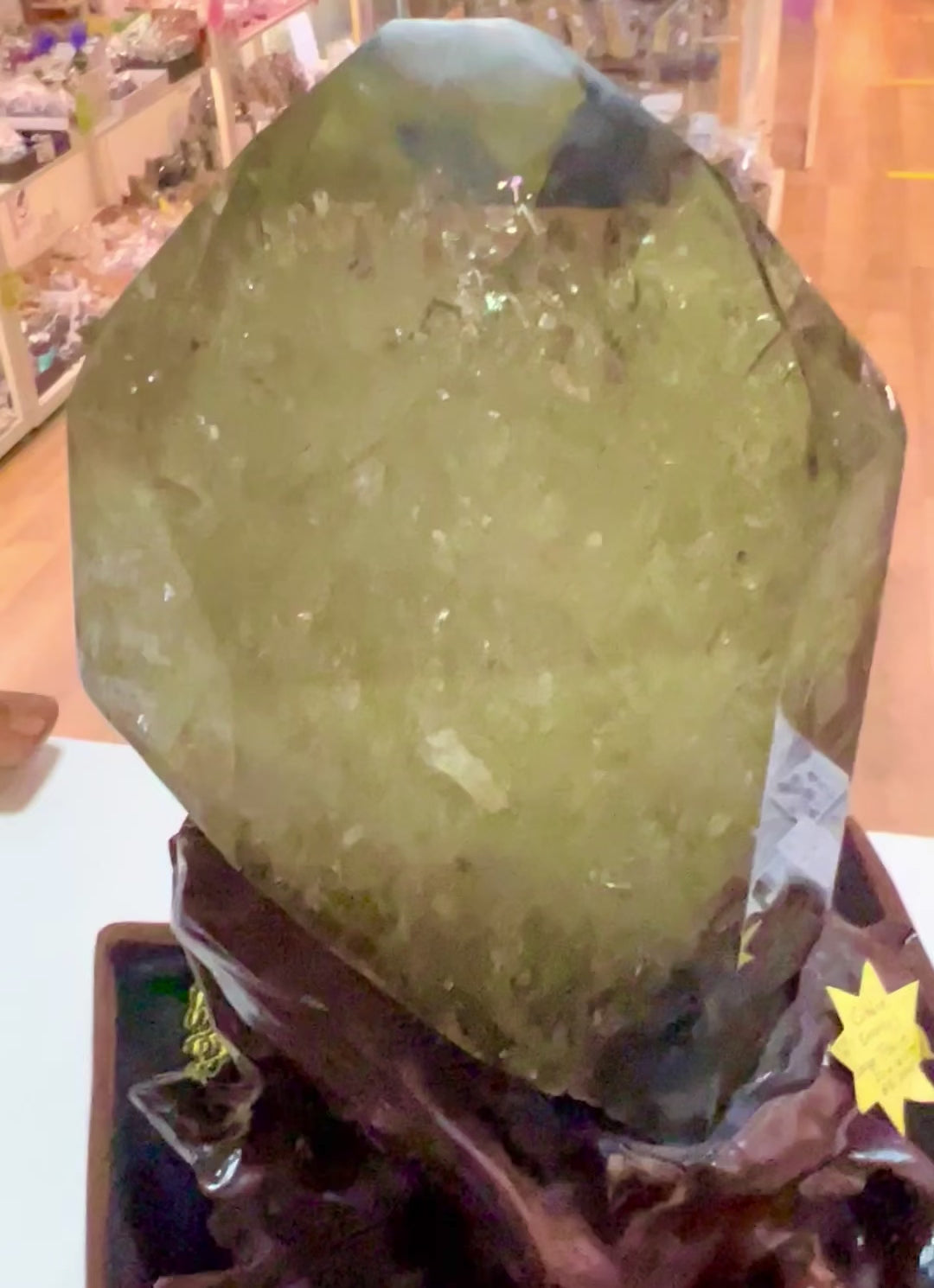 Citrine (Smoky) Large Point 9.72kgs (22x16cm)