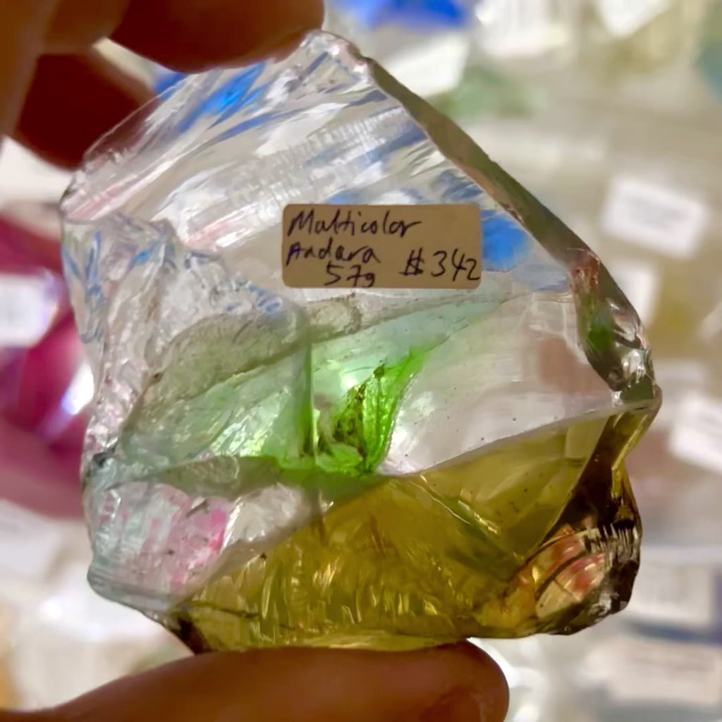 Multi-colour Rare Andara Crystals (High Vortex Mount Shasta)
