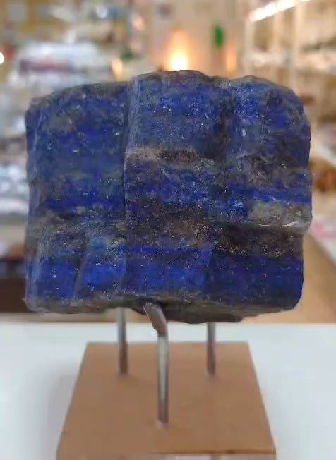 Lapis Lazuli Raw (MANIFESTATION MASTER PRE-ACTIVATED STONE) with Acrylic Stand
