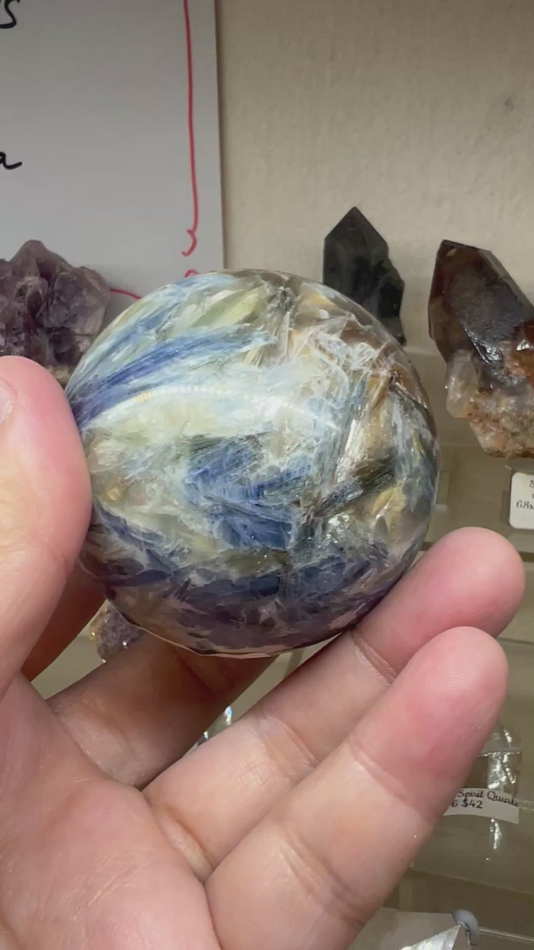 Blue Kyanite Sphere (Brazil)