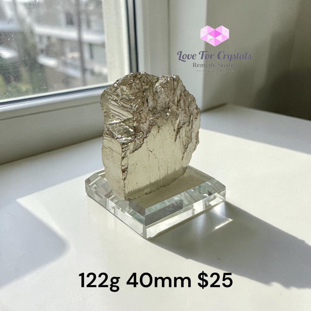 PYRITE CUBEITE (Wealth Builder Stone) Peru - 122g 40mm - Pyrite