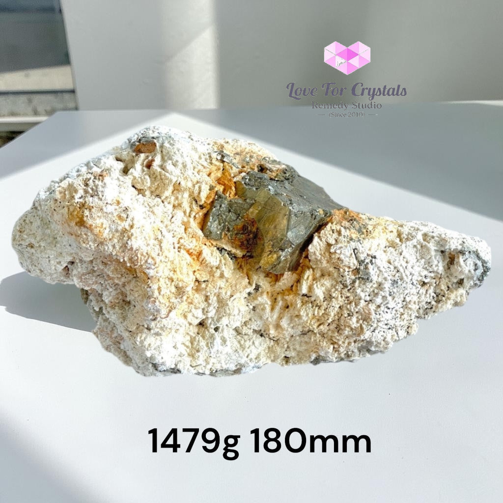 Pyrite Matrix (Mineral Gallery) Peru - 1479g 180mm - Raw crystals