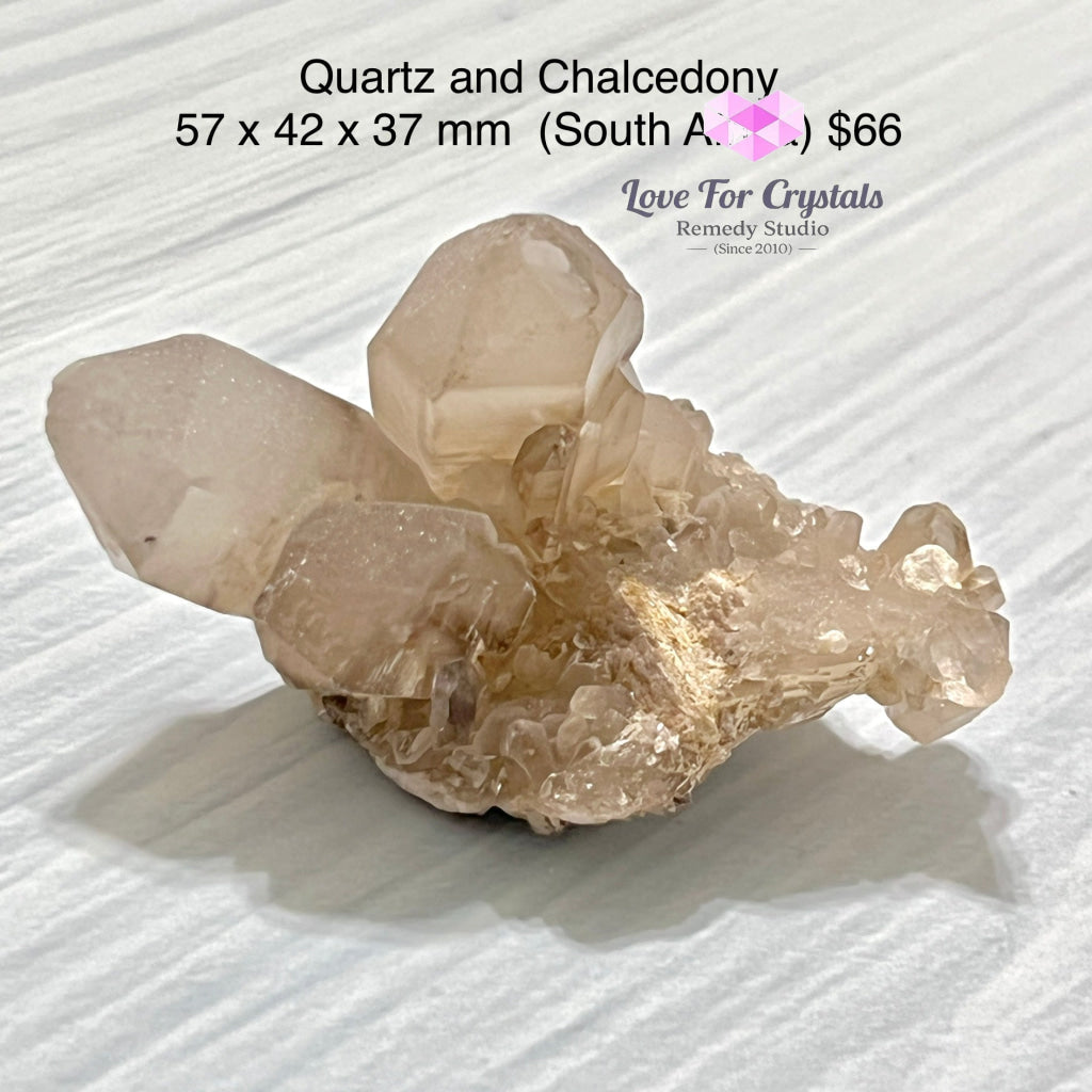 Quartz And Chalcedony  (South Africa)Collectors 57 X 42 37 Mm